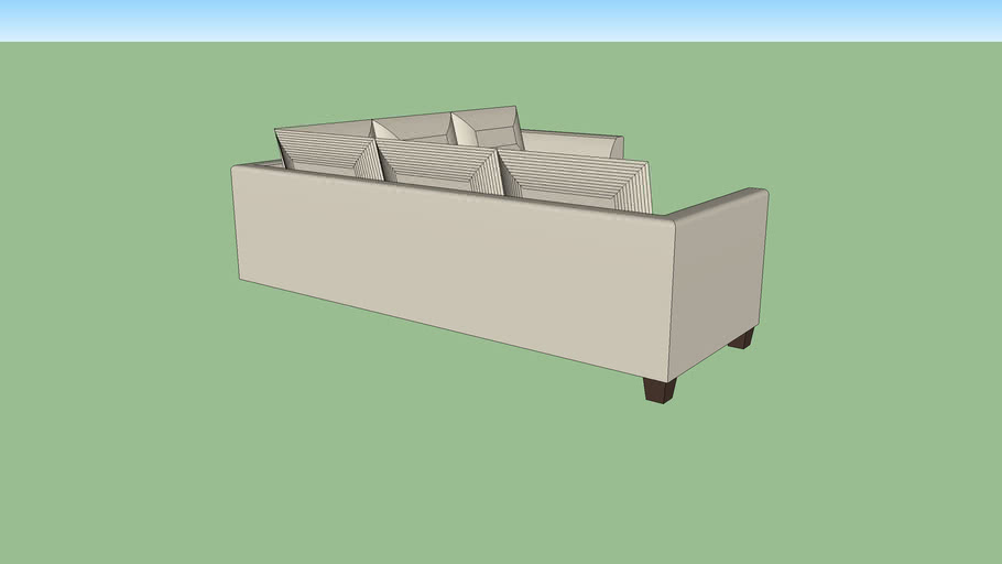 L Shape Sectional Sofa 3D Warehouse