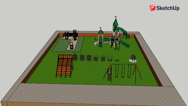 playground for elementary school of matthew | 3D Warehouse