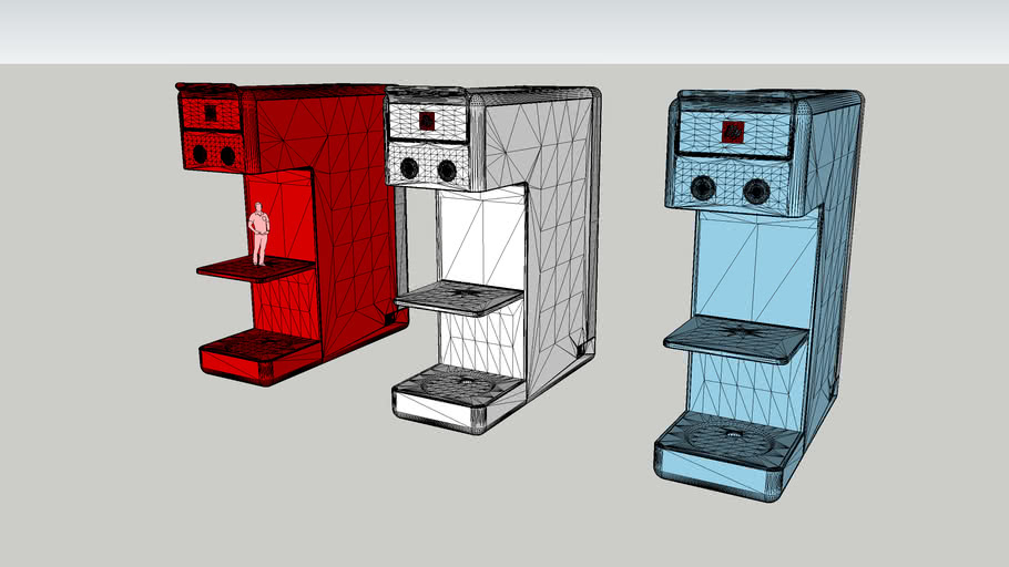 illy coffee machine y3.2 3D Warehouse