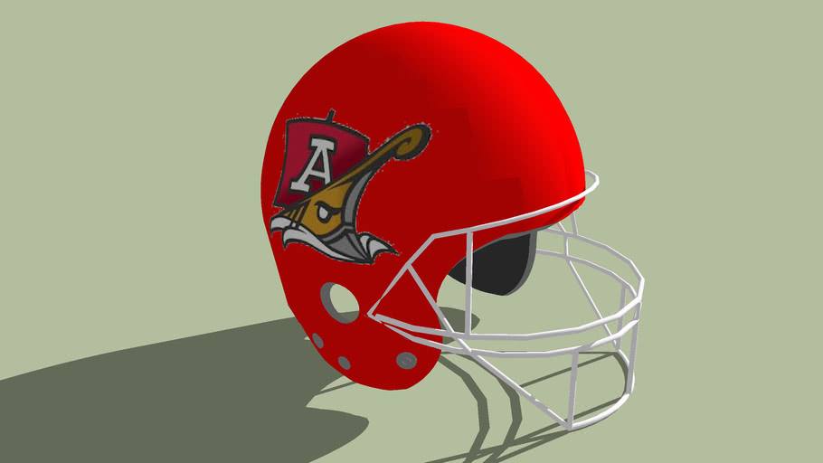 Antwerp Argonauts football helmet 3D Warehouse