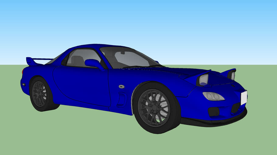 Mazda Rx7 Type Rz Fd3s 3d Warehouse