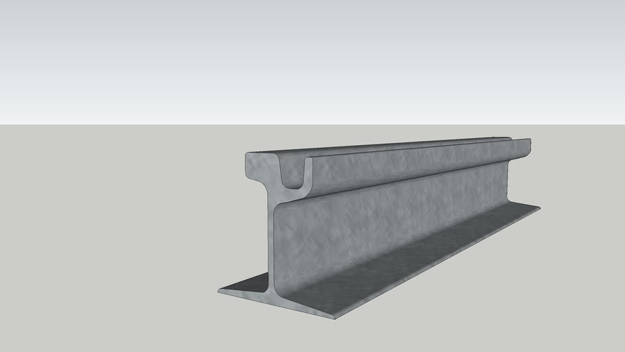 Grooved rail Rail a Dynamic lenght. 3D Warehouse