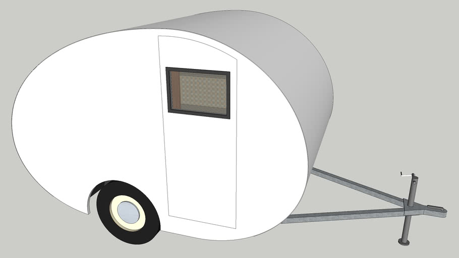 Midget travel trailer camper | 3D Warehouse