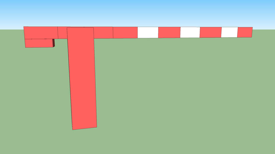 Schranke im Denkendorfer Wald. | 3D Warehouse