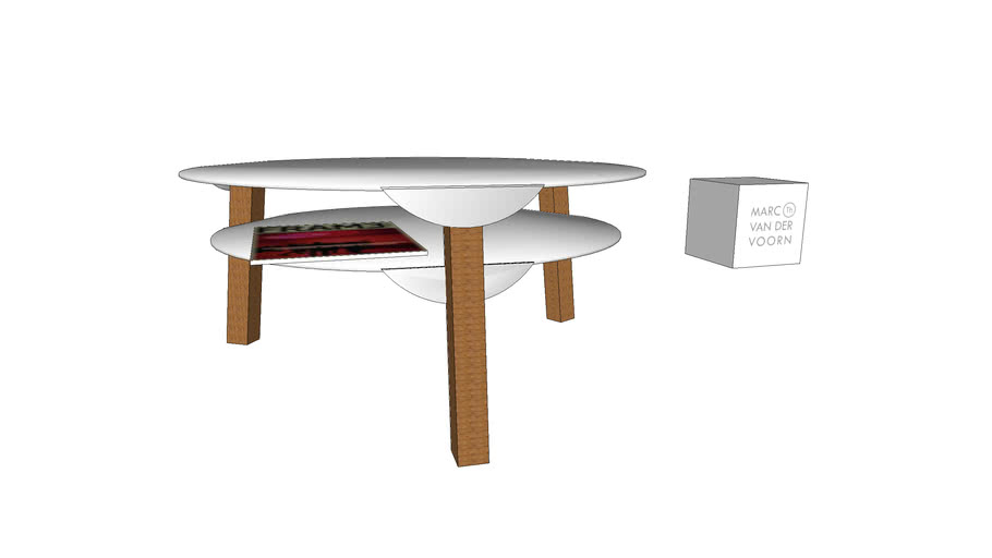 Deck Sidetable O 75 Cm For Spoinq 3d Warehouse