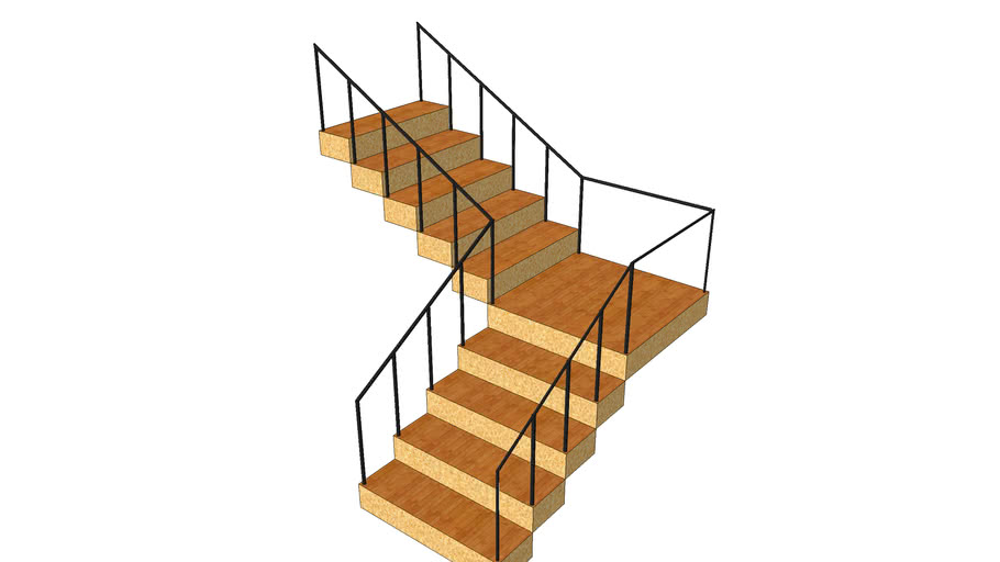 Escaleras sencillas | 3D Warehouse