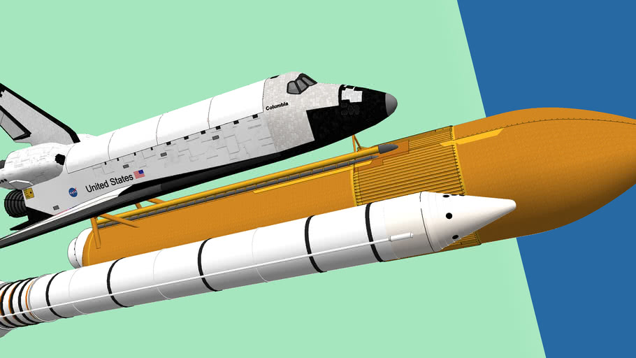 Space Shuttle Columbia STS107 3D Warehouse