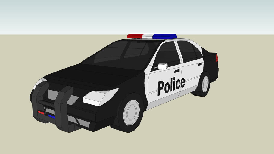 police car | 3D Warehouse