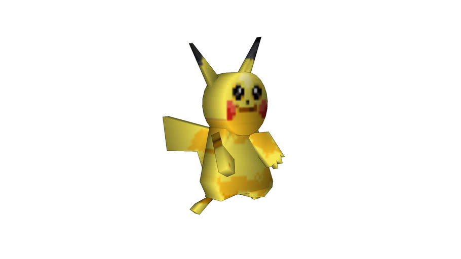 32 Bit Pikachu 3d Warehouse