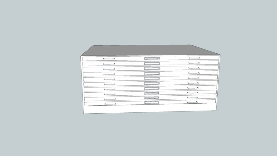flat blueprint storage 3D Warehouse
