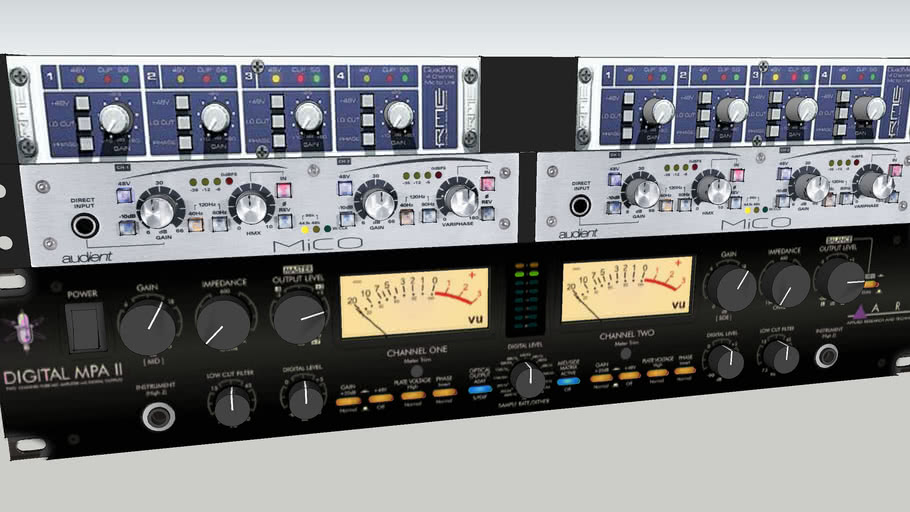 preamp rack | 3D Warehouse