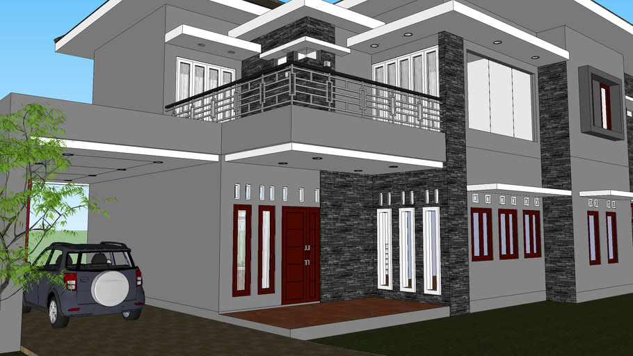 block house no.1 3D Warehouse