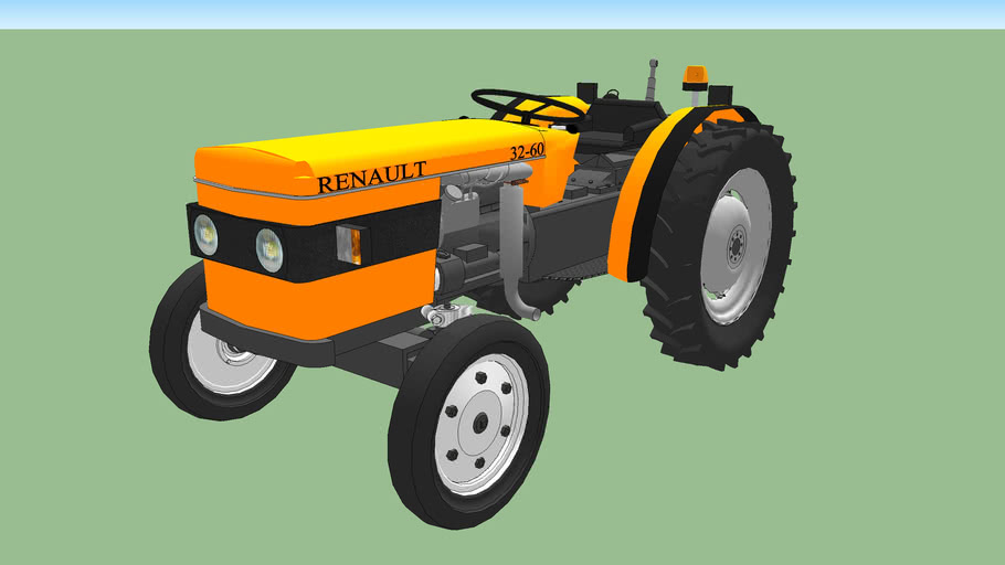 Tracteur Renault 70s 3d Warehouse