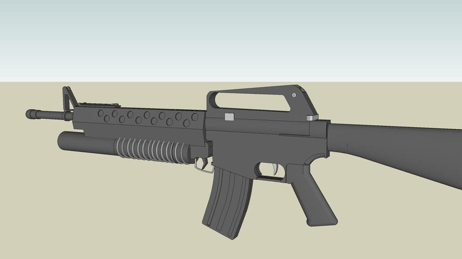 m16 with a m203