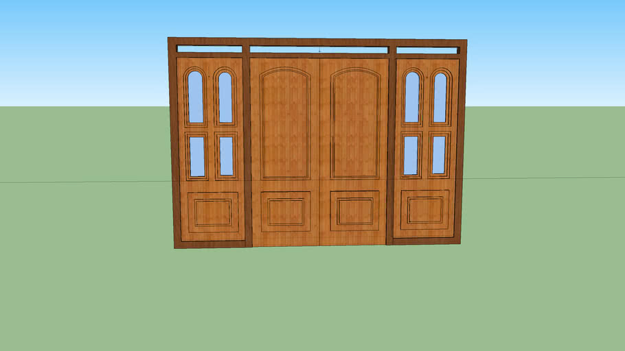 House Main Door design1 3D Warehouse