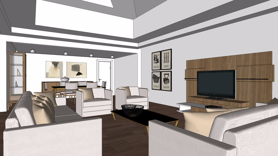 Salon Living Room 3d Warehouse