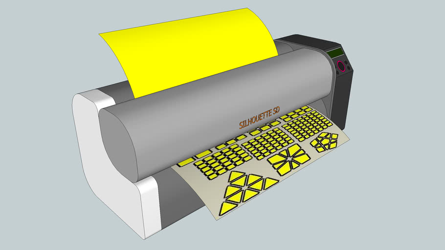 Silhouette SD desktop vinyl cutter 3D Warehouse