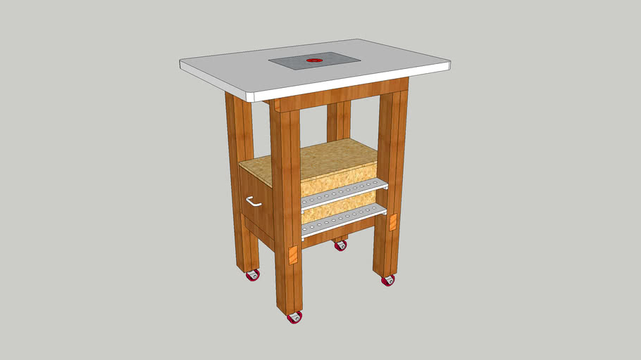 Router Table (V2) | 3D Warehouse