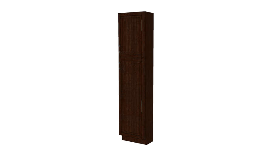 Tall Cabinets Marquette Square Full Cherry Peppercorn Dark By