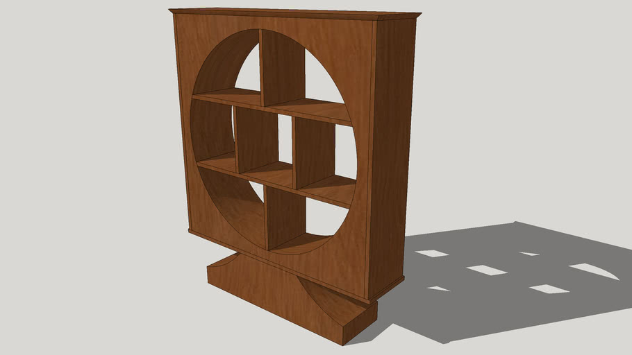 Art Deco Bookshelf 3d Warehouse