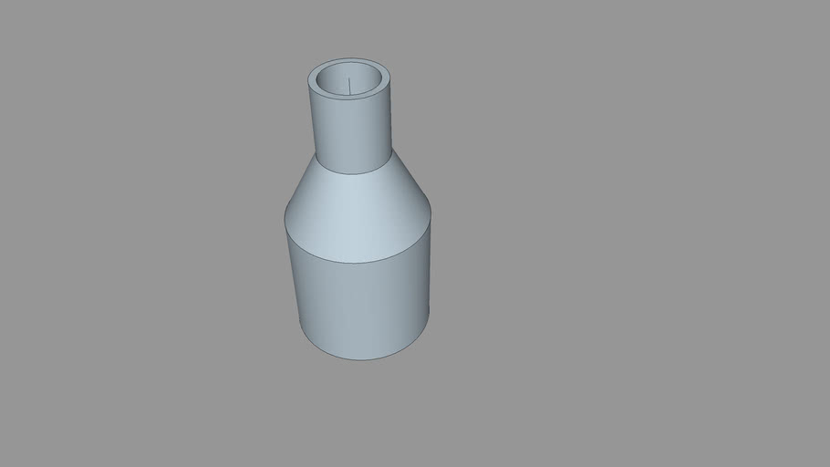 PVC TS Reducing Socket Dia. 40x18 mm. | 3D Warehouse