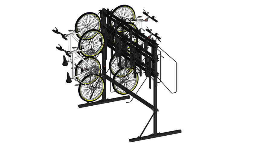 stand alone bike rack