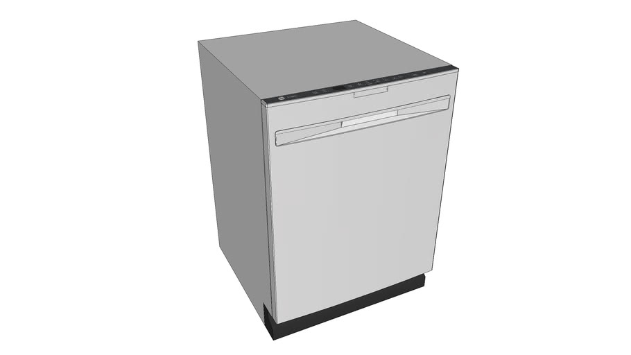 GE Profile Top Control with Stainless Steel Interior Dishwasher with