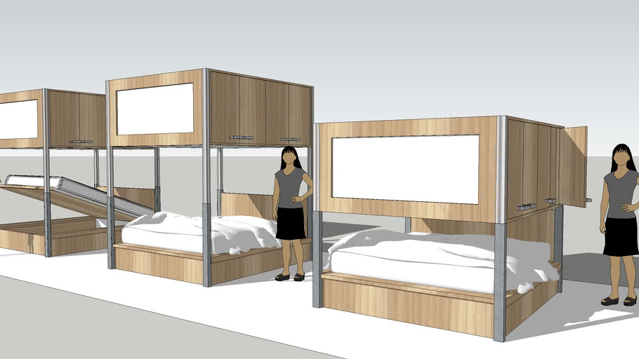 bed wardrobe | 3D Warehouse