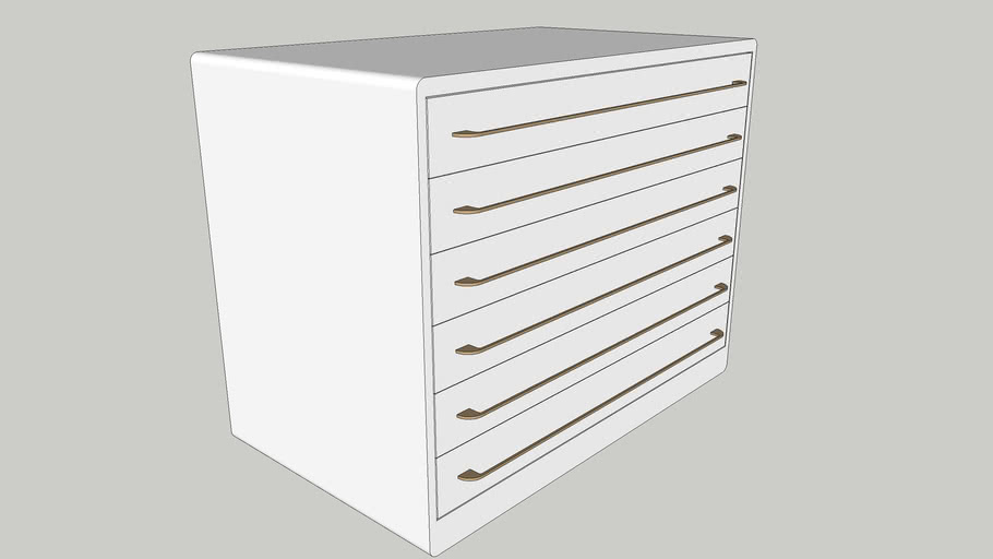 Modern Chest of Drawers 3D Warehouse