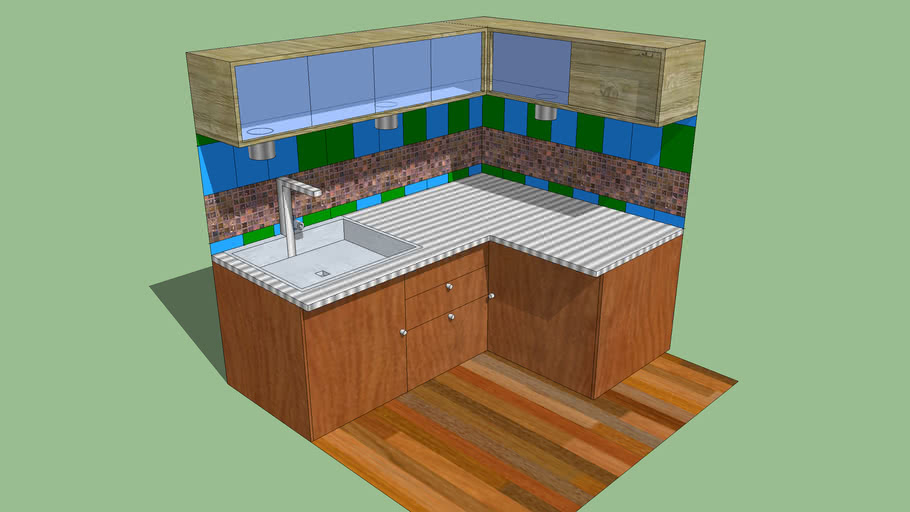 View Detail kitchen set | 3D Warehouse Portfolio Daryl