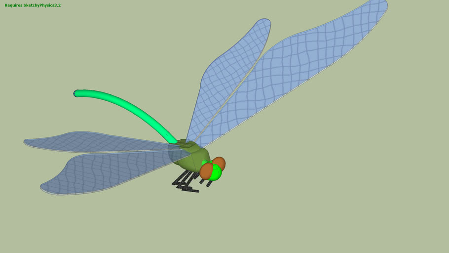 Dragonfly (libélula) 3D Warehouse