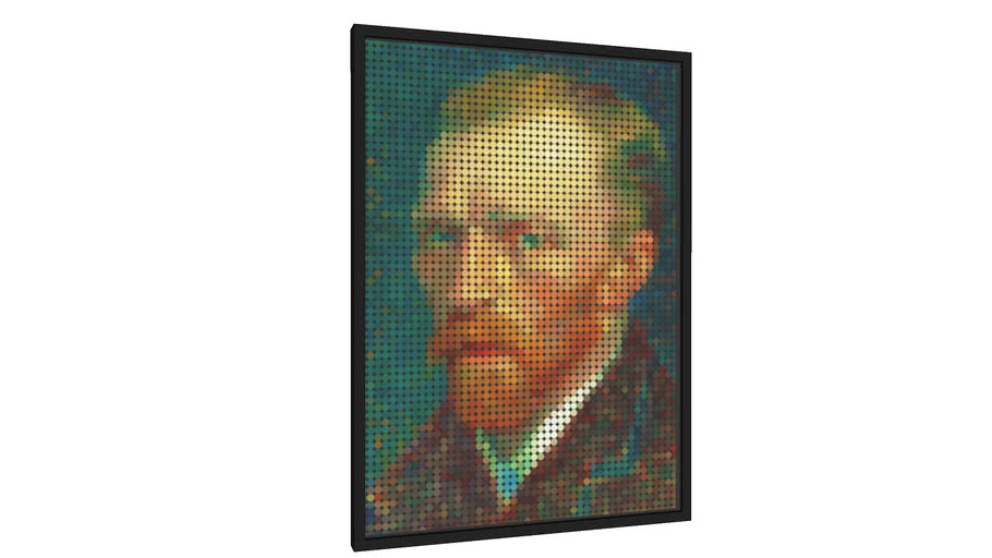 Quadro Retrato Van Gogh - Galeria9, por Vitor Costa
