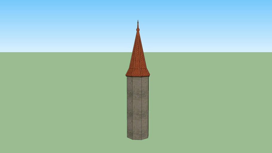 Octagonal tower