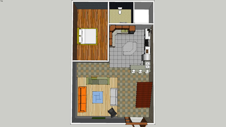 Ground Floor Layout of Home | 3D Warehouse