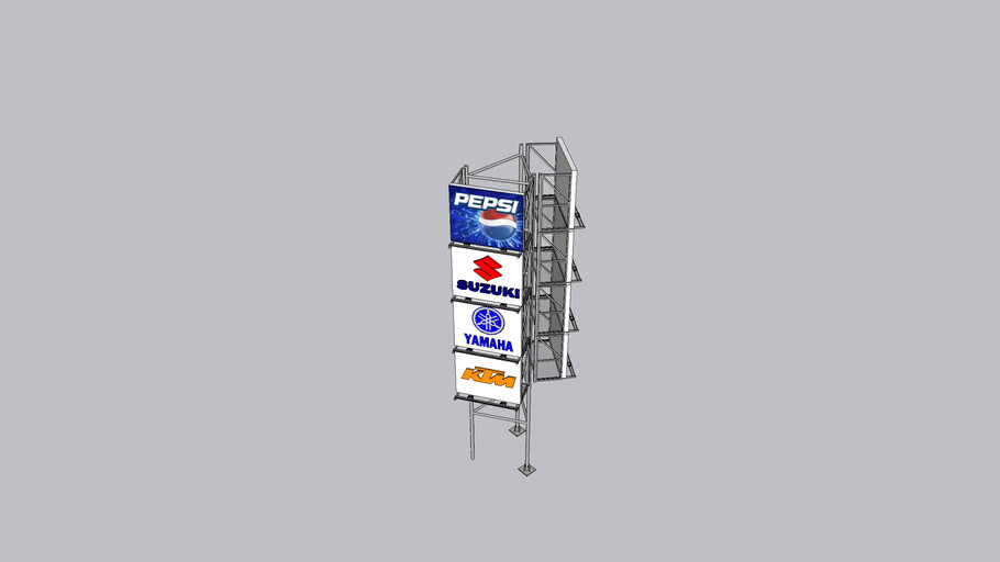 Signage Tower 3D Warehouse