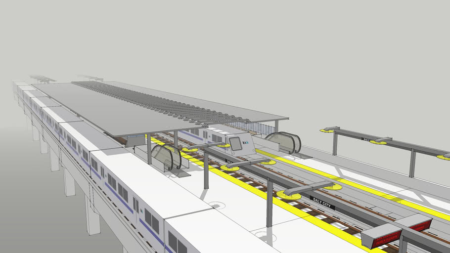 Bay Area Rapid Transit - Daly City Station | 3D Warehouse