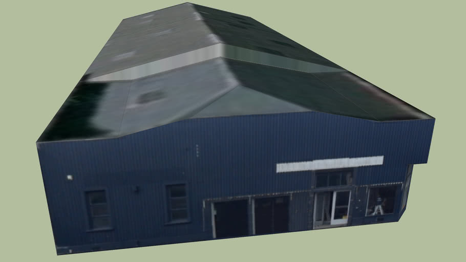 Industrial Building, Gisborne Marina 3D Warehouse