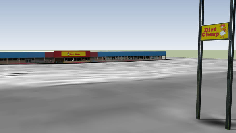 Petal Dirt Cheap Retail Store 3D Warehouse