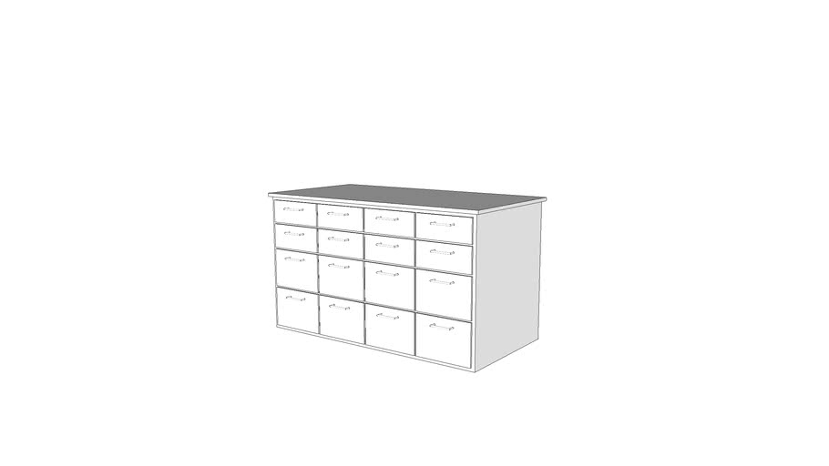 Simple File Cabinet Countertop 3d Warehouse