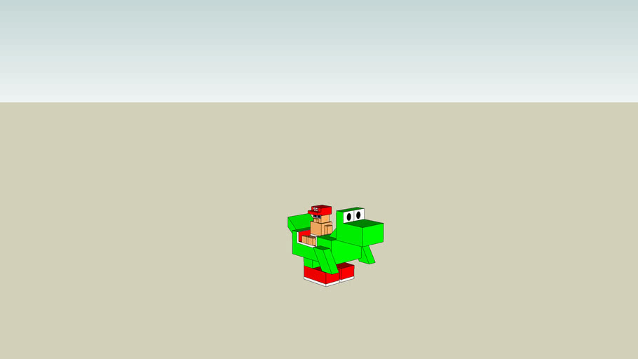 Yoshi Y Mario Bebe 3d Warehouse