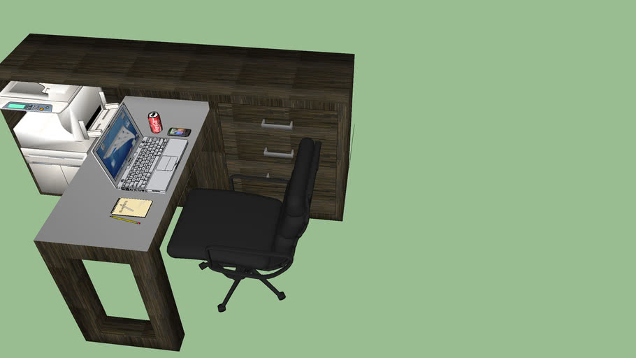 Bureau , Desk | 3D Warehouse