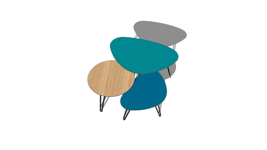Table basses - Table gigognes sur-mesure 3 modèles / Coffee Tables