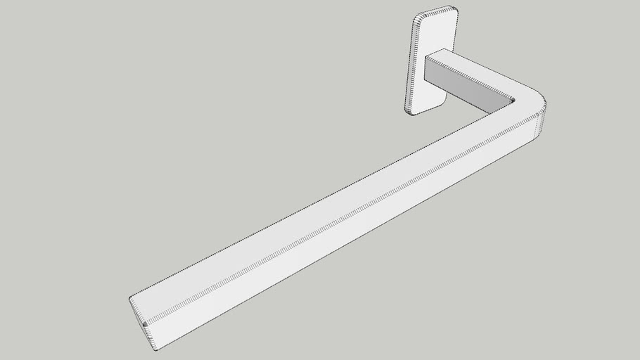 Detailed sliding window handle 3D Warehouse