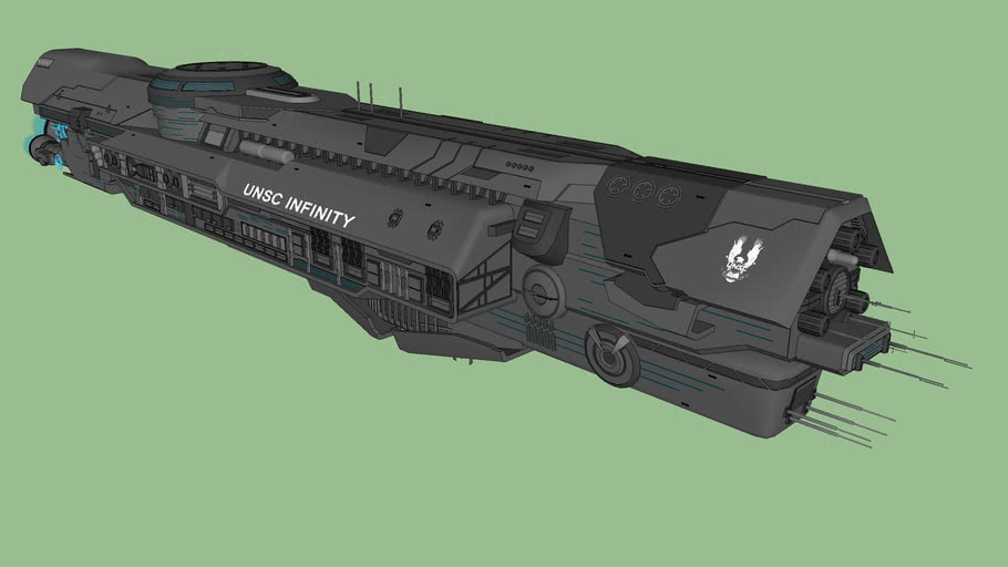 Halo UNSC Infinity 3D Warehouse