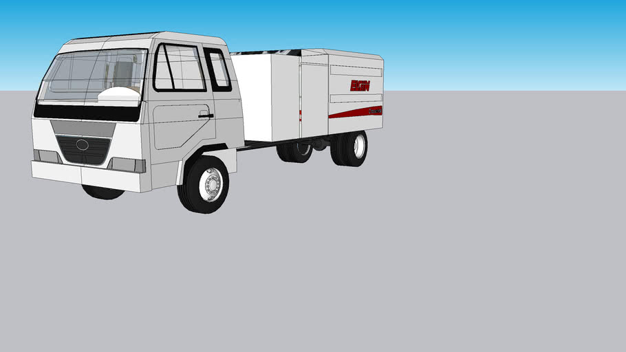 2008 (Nissan Diesel) UD 3300 Elgin Crosswind street sweeper 3D Warehouse