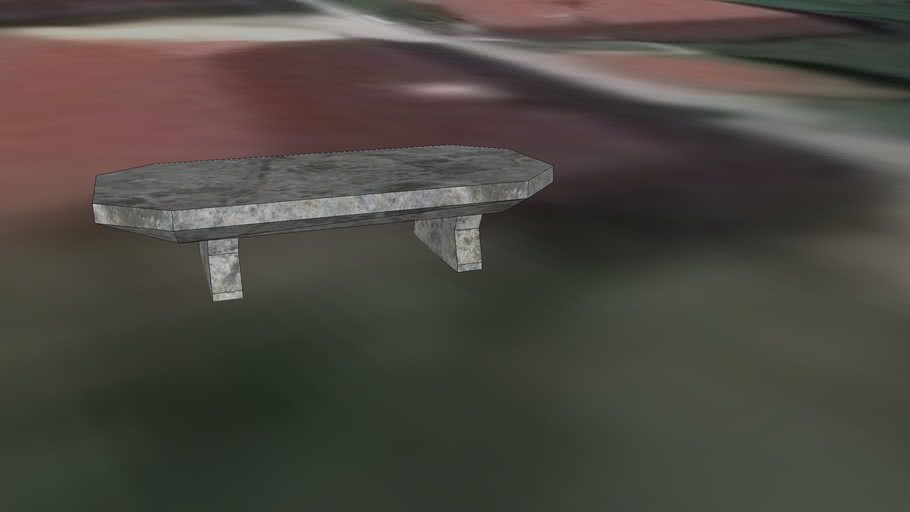 Stone table at Vodnikova domačija