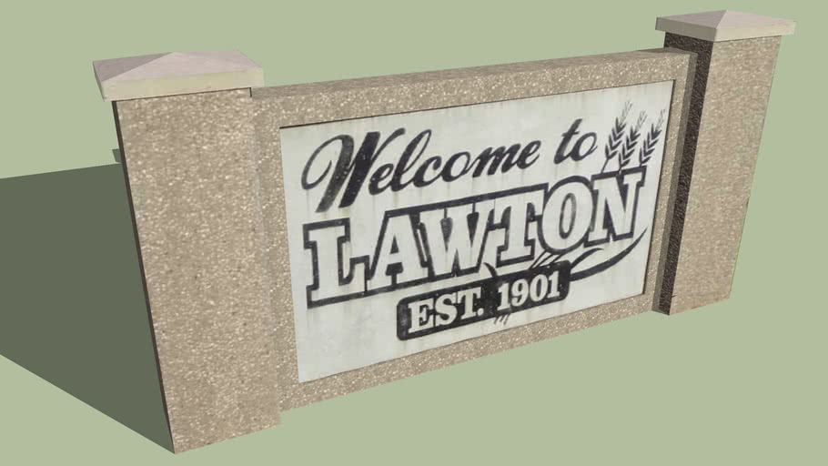 Welcome Sign Lawton, North Dakota
