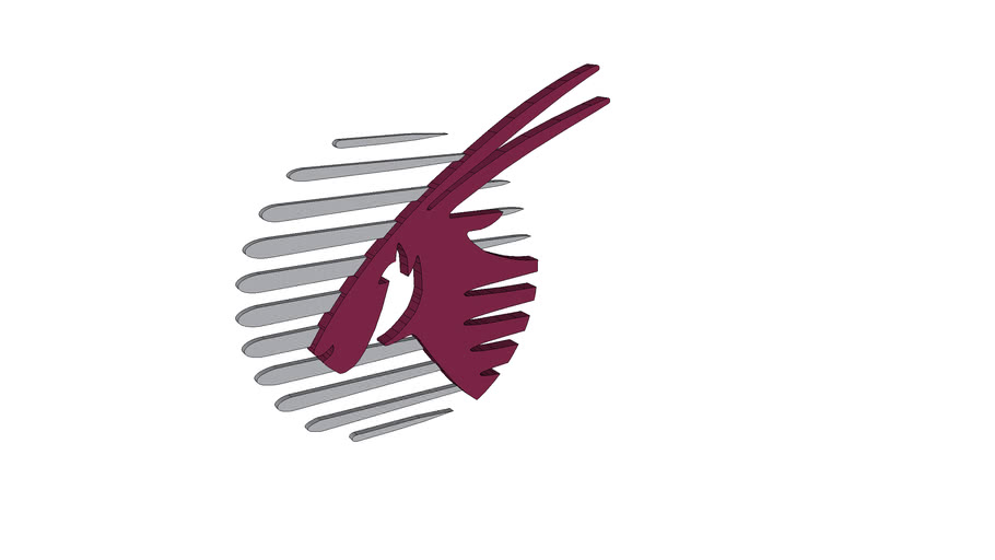 Qatar Airways Logo 3d Warehouse