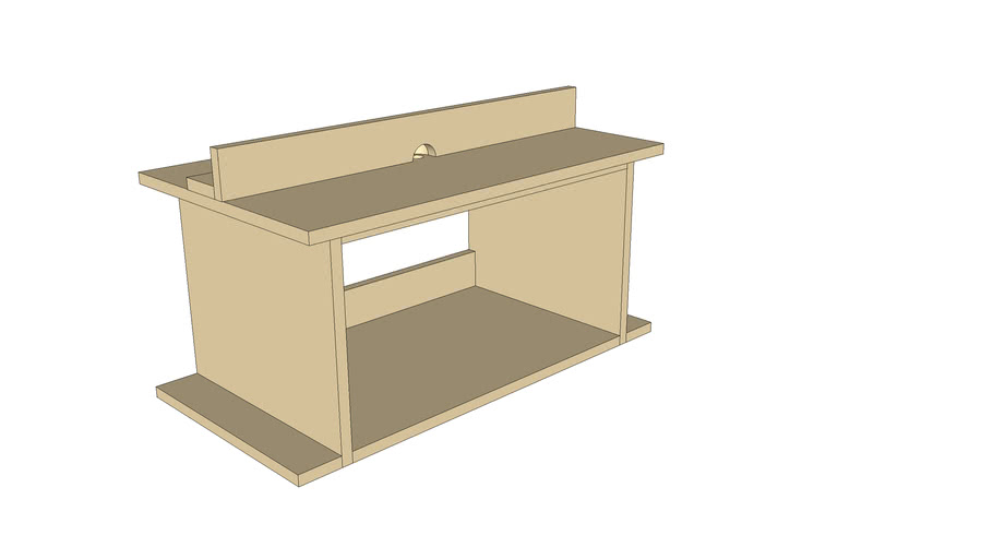 MDF Router Table 3D Warehouse