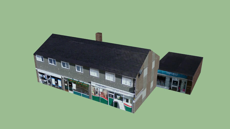 Park Way Shops Little Paxton 3D Warehouse